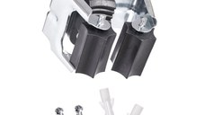 Suport pentru mop, De perete, 5.2 x 5.5 x 4.5 cm, Metal, Negru, Argintiu