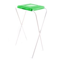 Suport saci menajeri, colectare selectiva, 1 compartiment, verde, JOTTA Flipo - 1