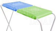 Suport saci menajeri, colectare selectiva, 2 compartimente, albastru-verde, JOTTA Flipo