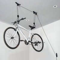 Suport suspendat Renew Force pentru depozitarea bicicletei, cu prindere in tavan, sarcina maxima suportata 20 Kg, Negru - 9