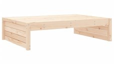 Taburet de gradina modular din lemn masiv de pin, 120 x 84 x 30 cm