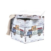 Taburet Design Truck, multicolor, 38x38x37.5 cm - 1