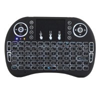 Tastatura Iluminata Wireless Techstar® i8 RGB Play, Air Mouse, cu Touchpad, pentru TV Box si Mini PC, Android TV, Smart - 5