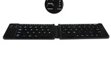 Tastatura Wireless Techstar®, Bluetooth 3.0, Pliabila, Windows/Android/iOS
