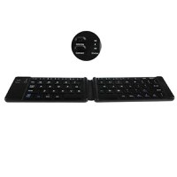 Tastatura Wireless Techstar®, Bluetooth 3.0, Pliabila, Windows/Android/iOS - 1