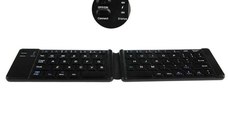 Tastatura Wireless Techstar®, Bluetooth 3.0, Pliabila, Windows/Android/iOS