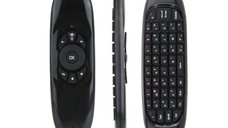 Tastatura Wireless Techstar® R15, QWERTY, Air Mouse, Telecomanda Mini, Wireless 2.4G, Gyroscop, pentru IR PC, Smart TV