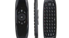 Tastatura Wireless Techstar® R15, QWERTY, Air Mouse, Telecomanda Mini, Wireless 2.4G, Gyroscop, pentru IR PC, Smart TV
