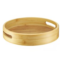 Tava din bambus cu manere 29.5cm, AMBITION Natural - 1