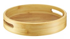 Tava din bambus cu manere 29.5cm, AMBITION Natural