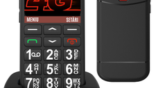 Telefon Mobil Seniori cu Taste Mari, 4G, Meniu in Limba Romana, Volum Puternic, Buton SOS, Ecran Mare, Autonomie 7 Zile