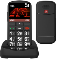 Telefon Mobil Seniori cu Taste Mari, 4G, Meniu in Limba Romana, Volum Puternic, Buton SOS, Ecran Mare, Autonomie 7 Zile - 1