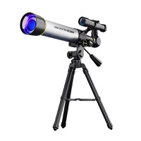 Telescop Astronomic cu Trepied Stabil, 60X, din Aliaj de Aluminiu, 45x23x42cm, Negru-Argintiu - 1