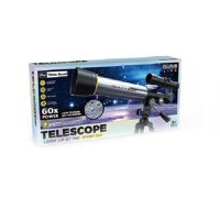 Telescop Astronomic cu Trepied Stabil, 60X, din Aliaj de Aluminiu, 45x23x42cm, Negru-Argintiu - 6