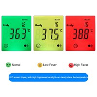 Termometru Digital Non Contact MRG M-ZK-YK1028, 32 memorii, Infrarosu, Alb / Mov - 7