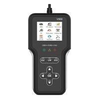 Tester Auto OBD2 Techstar V900 Plus, Diagnoza Motor si Transmisie, peste 600 Coduri Live, Test Baterie si Senzori - 12