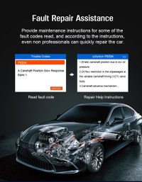 Tester Auto OBD2 Techstar V900 Plus, Diagnoza Motor si Transmisie, peste 600 Coduri Live, Test Baterie si Senzori - 11