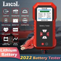 Tester baterie auto Lancol MICRO-500, verificare rapida 12V Plumb-Acid si LiFePO4, compatibil AGM, GEL, EFB, rosu negru - 2