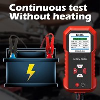 Tester baterie auto Lancol MICRO-500, verificare rapida 12V Plumb-Acid si LiFePO4, compatibil AGM, GEL, EFB, rosu negru - 7