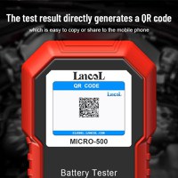 Tester baterie auto Lancol MICRO-500, verificare rapida 12V Plumb-Acid si LiFePO4, compatibil AGM, GEL, EFB, rosu negru - 8