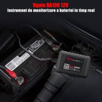 Tester Bluetooth pentru monitorizare a bateriei auto Vgate BA100 6V-20V compatibil IOS / Android - 2