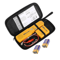 Tester continuitate cablu, Detector scurt circuit - intrerupt, Husa protectie si 2 baterii 9V incluse, Galben - 4