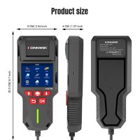 Tester de baterie auto KONNWEI KW700 cu imprimanta integrata, 12V/24V, ecran LCD color, compatibil cu AGM, GEL, EFB - 13