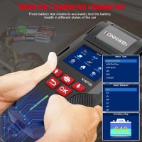 Tester de baterie auto KONNWEI KW700 cu imprimanta integrata, 12V/24V, ecran LCD color, compatibil cu AGM, GEL, EFB - 14