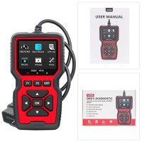 Tester Diagnoza Auto Techstar V519 OBD2, diagnoza motor, citire si stergere coduri eroare, tensiune baterie - 9