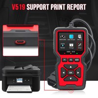 Tester Diagnoza Auto Techstar V519 OBD2, diagnoza motor, citire si stergere coduri eroare, tensiune baterie - 14