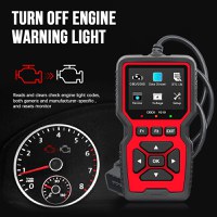 Tester Diagnoza Auto Techstar V519 OBD2, diagnoza motor, citire si stergere coduri eroare, tensiune baterie - 12