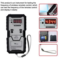 Tester Digital de Frecventa pentru Telecomenzi Auto Techstar, Inalta Precizie, 100M HZ to 1G HZ, IR, Lumina LED - 4