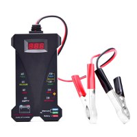 Tester Digital pentru Baterii Auto 12V Techstar® cu Voltmeter si Analizor al Sistemului de Incarcare al Alternatorului - 8