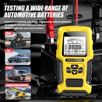 Tester Inteligent de Baterii Foxsur FBT-300, 12V/24V, pentru Auto si Motociclete, cu Ecran LCD 2.7", Compatibil - 7