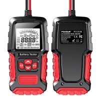 Tester Inteligent de Baterii Foxsur FBT-300, 12V/24V, pentru Auto si Motociclete, cu Ecran LCD 2.7", Compatibil - 5