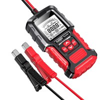 Tester Inteligent de Baterii Foxsur FBT-300, 12V/24V, pentru Auto si Motociclete, cu Ecran LCD 2.7", Compatibil - 4