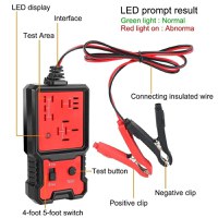 Tester pentru Relee Auto cu Indicator LED, Techstar® CNBJ707, Compatibil 4 si 5 Pini - 7