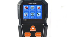 Tester Profesional Pentru Baterii Auto, Konnwei KW218, 6V - 12V, Display 2,4 Inch, Graficul Tensiunii, 100-2000 CCA