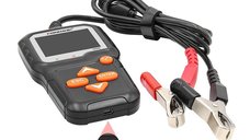Tester Profesional pentru Baterii Auto si Moto KONNWEI KW650, 6-16V, cu Ecran Color 2.4