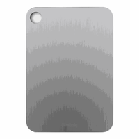Tocator de bucatarie din titan FOtehniq V4 36x25x0.2 cm, fara miros, usor de curatat, potrivit pentru masina de spalat vase - 1