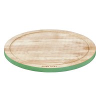 Tocator rotund cu margine colorata 28 cm, AMBITION Bizet - 1
