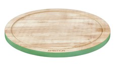Tocator rotund cu margine colorata 28 cm, AMBITION Bizet
