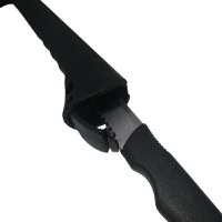 Topor Survivor, Futuristic Survival, otel inoxidabil, negru, 35.5 cm, teaca inclusa - 3