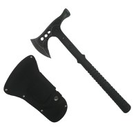 Topor Survivor, Hammer Fall, otel inoxidabil, negru, 39 cm, teaca inclusa - 3