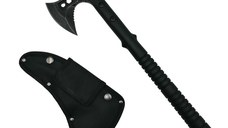 Topor Survivor, Sting Fall, otel inoxidabil, negru, 39 cm, teaca inclusa