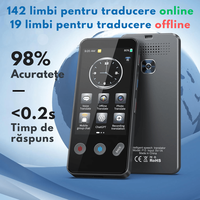 Traducator Inteligent Multifunctional, Wi-Fi, 4G, HotSpot, Inteligenta Artificiala AI ChatGPT, Traducere vocala - 7