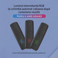 Transmitator receptor portabil 2 in 1 Techstar® M27, Compatibil Bluetooth 5.0, Reincarcabil, USB, AUX 3.5 mm, TV, PC - 6