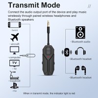 Transmitator si Receptor Audio Techstar M126 cu Bluetooth 5.4, Wireless, Portabil, Compatibil TV, PC, Boxe, Casti, Aux - 1