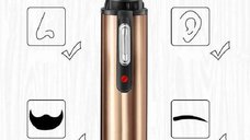 Trimmer 2 in 1 pentru nas, urechi, barba si perciuni, reincarcabil, compact ABYZ