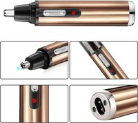 Trimmer 2 in 1 pentru nas, urechi, barba si perciuni, reincarcabil, compact ABYZ - 2
